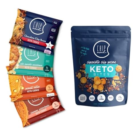 ChipMonk Keto Sampler Cookie Box (Low Carb, Gluten Free, Sugar Free Variety Snack Box) Cover