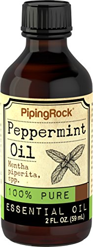 Piping Rock Peppermint 100% Pure Essential Oil 2 fl oz (59 ml) Bottle Mentha Piperita