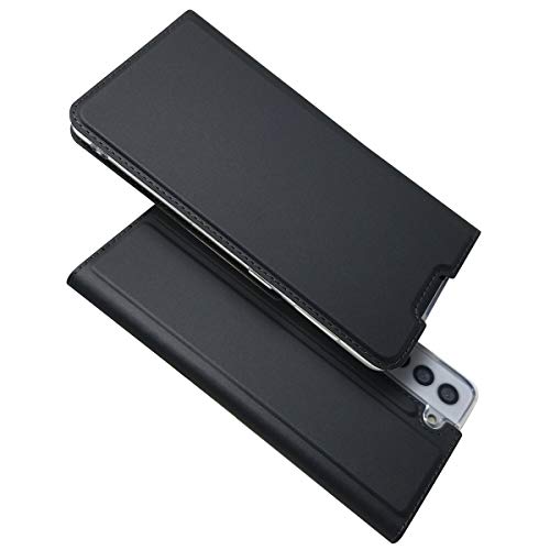 Galaxy S21 5G ケース Galaxy S21 5G 手帳型 Galaxy S21 5G ケースGalaxy S21 5G 手帳型 ケース Galaxy S21 5G 携帯 カバー Cavor 柔らかい材質 クラシック PUレザーケーススリムフォリオブックカバー クレジットカードスロット付き ノートブック型スタンドホルダー マグネット閉鎖 Galaxy S21 カバー 財布型 内蔵磁気 横置きスタンド 機能 軽量超薄型 耐摩擦- ブラック