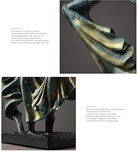 Statue de danseuse abstraite pour embellir un meuble TV vide ou une entree