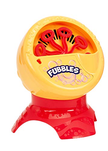 Little Kids Fubbles Bubble Blastin’ Bigger Bubbles Kids Automatic Party Machine And Includes 4Oz Of Bubble Solution Toy, Orange #TOP2