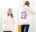Best Friend Sudadera Impresión Mejor Amiga Hoodies Sister 2 Piezas Suéter con...