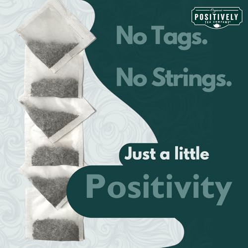 image for Organic Positively Tea Company, Spearmint Leaf Herbal Tea Bags, 100 Co