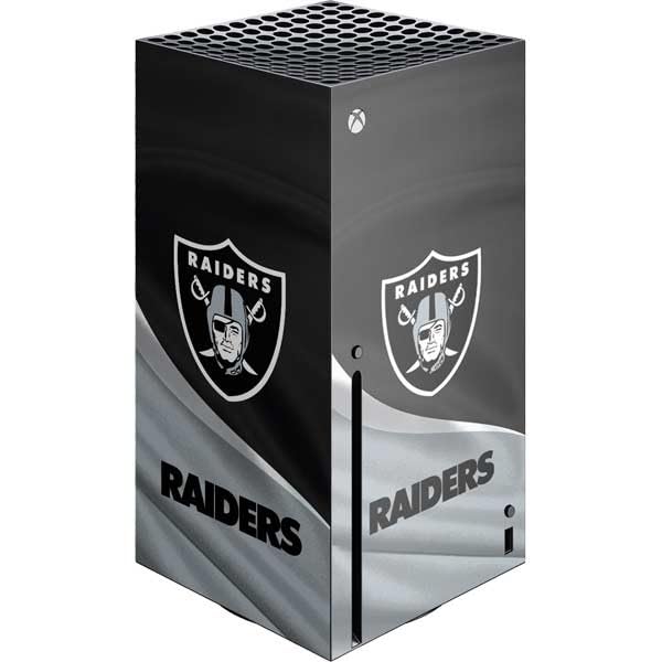 Skinit Decal Gaming Skin Compatible with Xbox Series X Console - Officially Licensed NFL Las Vegas Raiders Design