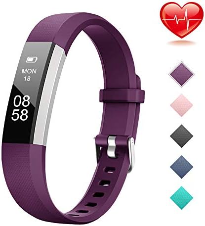 Lintelek Fitness Tracker for Kids Girls Boys Teenagers, Activity Tracker with Heart Rate Monitor, IP67 Waterproof Step Counter, Calorie Counter, Pedometer, Kids Gift