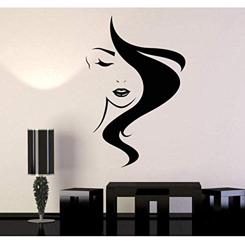 Preisvergleich Produktbild Wandtattoos Friseurstudio Mädchen Friseur 57X86Cm