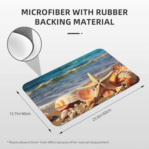 Tapis de bain lavable et facile à nettoyer pour sol sec et propre - 4