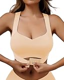 LIIJOO Seamless Wireless Posture Support Bralette for Women, Full-Coverage No-Wire Bra with Gentle Lift & Back-Smoothing, Removable Pads, Adjustable Wide Straps, Everyday T-Shirt Comfort（Nude, S）