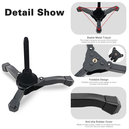 image for EASTROCK Soprano Saxophone Stand Folding Saxophone Stand Saxophone Hol