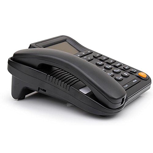 Hepester P-017-J Corded Phone With Caller Id Landline Telephone For Business Home Office Phone With Headset Jack Call Center Phone #TOP1