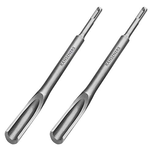 RANSENERS SDS-PLUS Meißel Hohlmeißel 2er Set, 25cm, universell einsetzbar, Aus supergehärtetem Stahl Cover