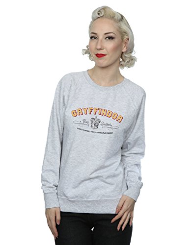 Harry Potter Women's Wingardium Leviosa Spells Charms Sweatshirt X-Large Heather Grey