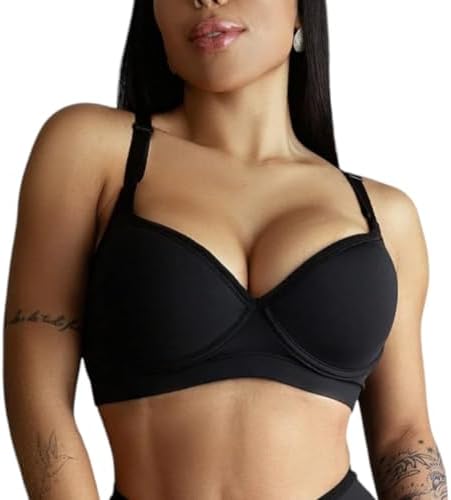 Kit 02 Sutiãs Reforçados Plus Size Lateral Larga Tempero Da Pele ...