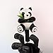 YOOJIA Adorable Panda Design Golf Club Headcovers Set - 1 Driver, Fairway Wood, 5 Wood, Putter for Golf Enthusiasts Driver One Size
