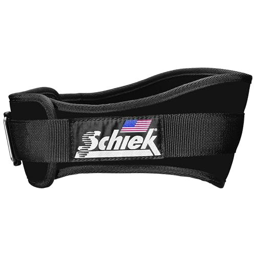 Schiek Belt 6 Inch Black XS pour sécuriser le squat lourd