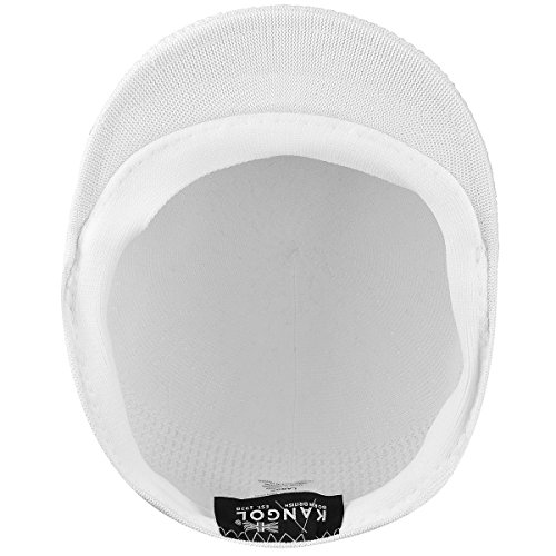 Kangol Kaszkiet 507 Tropic Ventair II - czapka z daszkiem na lato gawroszka wiosna-lato - L (58-59 cm) biały
