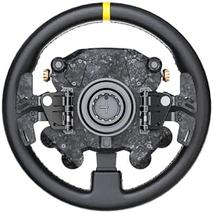 MOZA Racing CS Pro Steering Wheel 330mm GT Steering Full Metal & Carbon Structure RGB Shift LED Magnetic Dual Paddle Quick Release Compatible Genuine - 2