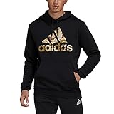 Ajuste regular adidas M Camo HD Sweatshirt, Black, L Men\'s