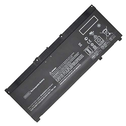 SR04XL Remplacement de la Batterie d'ordinateur Portable pour HP Omen 2018 15-ce054na ce017na ce013na ce001na 15-dc0001ng dc1018tx dc1036tx dc0090tx dc0113tx Pavilion 15-cb079tx (15.4V 70.07Wh) Cover