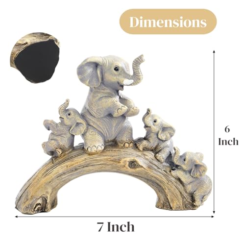 Estatua de Elefante en Resina para Decoración miniatura 2