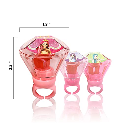 Tree Farm Secret Jouju Princess Individually Wrapped Candy Rings 15-Pack | Party Candy For Kids Birthday | Wedding Candy | Candy Jewelry | Carnival Candy | Princess Snacks | Princess Candy Gems #TOP4