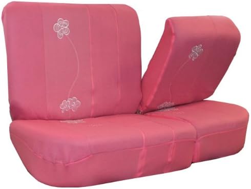 FH Group FB053114 Floral Seat Covers (Pink) Full Set – Universal Fit for Cars Trucks & SUVs