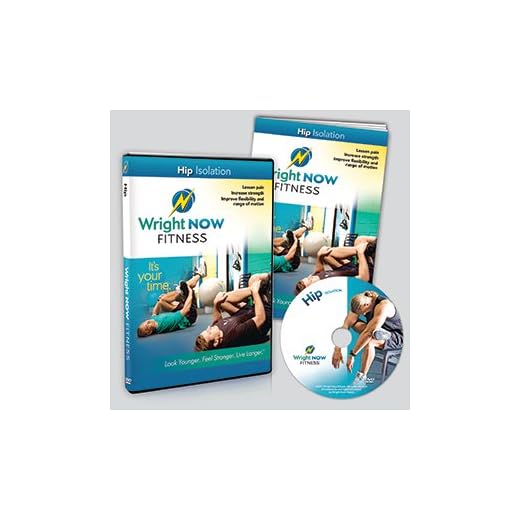 Hip Isolation Exercise and Stretch Workout DVD to Lessen Pain, Increase Strength, Improve Flexibility and Range of Motion with Aaron Wright