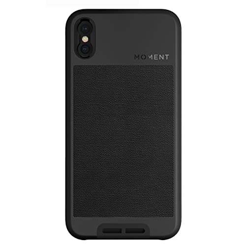 Moment Case for iPhone X - 6ft Drop Protection and Strap Attachment (Black)