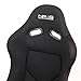 NRG Innovations NRG-RSC-400BK Universal Recline Bucket Seat, Adjustable Reclining Back Racing Seat, Black Cloth FRP Frame w/Bottom Mount, Medium Size