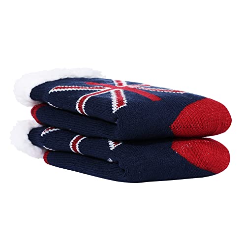 Image of Chassic Sherpa Lined Slipper Socks for Women, Non-Slip Cozy Winter House Socks, Soft Fuzzy Socks, Gifts for Women & Ladies Stocking Stuffers