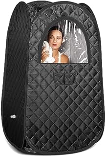 Tragbare Sauna, Heim-Sauna, tragbare Zelte, Ganzkörper-Dampfsaunazelt, Einzelpersonensauna, neu aufgerüstete große Raumsauna, schnell faltbares Saunazelt (kein Dampfgarer im Lieferumfang