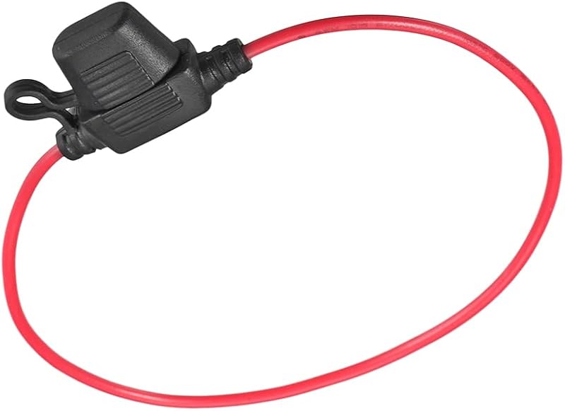 Porta-fusível automotivo em linha uxcell 18 AWG à prova d’água para fusível lâmina pequeno – 1 unidade
