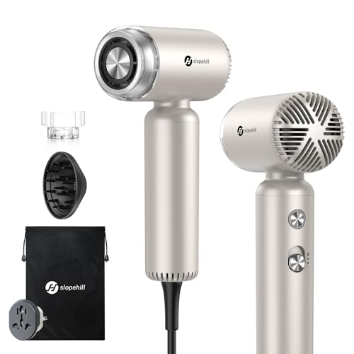 slopehill Travel Dual Voltage Hair Dryer, Ionic...