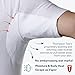 Men's Sweatproof Undershirt - Cotton Crew Neck T-Shirt with Underarm Sweat Pads - Original Fit - Aluminum-Free Alternative - White - Large