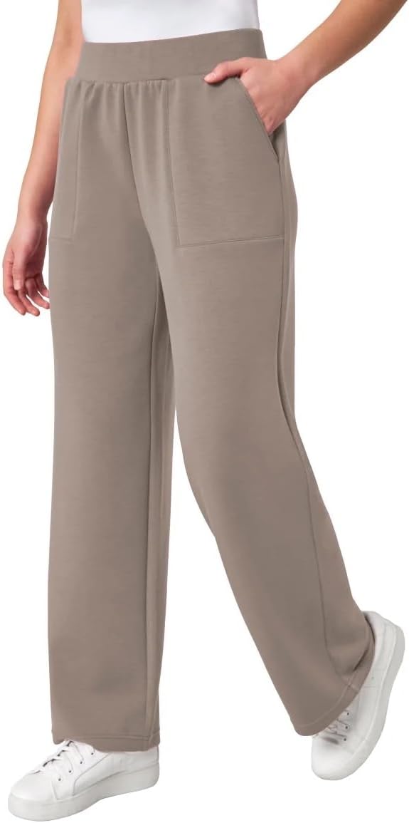 Mondetta Womens Heavyweight Wide Leg Pant
