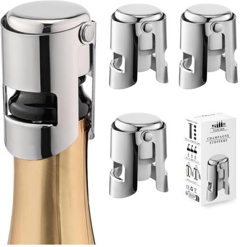 3 Stück Sektverschluss, Champagner...