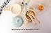 WoodenEdu Premium Toddler Play Kitchen Toys, Wooden Kitchen Utensils, Accessories for Pretend Play Kitchen Set, Montessori Learning Toy, Pretend Cooking Playset, Gift for 3+