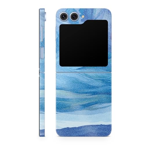 Glossy Glitter Phone Skin Compatible with Samsung Galaxy Z Flip 6 - Cell Phone Towers - Premium 3M Vinyl Protective Wrap Decal Cover - Easy to Apply | Crafted in The USA by MightySkins by MIGHTY SKINS - Used condition - US$15.58