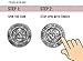 Karmacide Caesar Cipher Coin Set Double Disc Encoder Decoder Cryptography Puzzle Secret Message Tool Collectible Gift