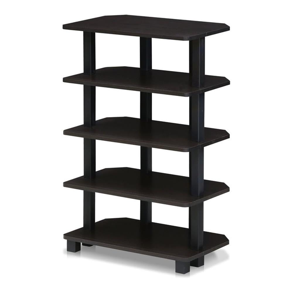 Amazon｜フリノ(Furinno) ターンNチューブ コーナー収納シェルフ 