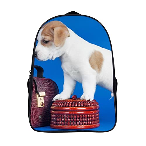 Sac à dos enfants Animal Dog imprimé cool pour les sorties scolaires et les loisirs du weekend