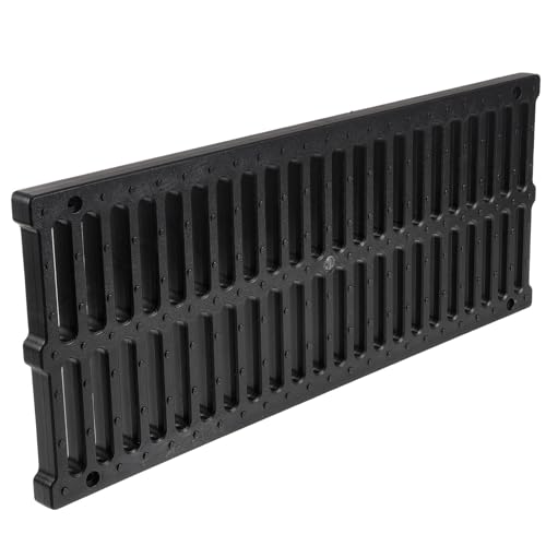 Angoily Grille De Drainage De Tranchée Pour Couvercle De Drain De Gouttière Couvercle De Tranchée Extérieur Couvercles De Puits