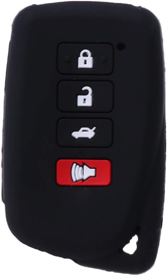 COLUDOR 4 Buttons Silicone Car Key Fob Cover Case for LEXUS NX 200 NX300H RX 350 450 H