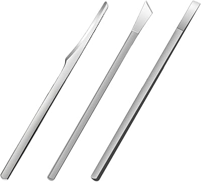 Beavorty Cuticle Remover 3pcs Pedicure Knife Tools Stainless Steel Foot Scrubber Dead Skin Remover Professional Foot Scraper Foot Repair Blade Kit for Nail Pedicure Tools