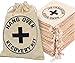 WH SIGNATURE Hangover Kit Bags for Bachelorette Party Favors, Bridal Shower Drawstring Bag, Wedding Welcome Gift Bag Supplies – Pack of 10
