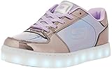 skechers kinder sneakers blinkies mit led-sohle  Skechers Mädchen Energy Lights - Shiny Sneaks Sneaker, Mehrfarbig (Gun Metal/Purple Gupr), 37 EU