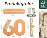 Giftota - 2025 Originelle 30 Geburtstag Geschenk Frauen & Männer - 30 Perlenhochzeit - Geldgeschenke 30 mit LED Lichterkette Ständer - Holz-Schild Gästebuch - 30 Geburtstag Deko - Hochzeitsgeschenke