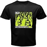 Design concept: Classic black t-shirt with charming theme pattern printed on the front, perfect for daily casual wear