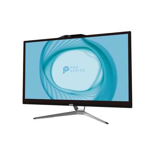 Image of msi PRO AP222T All-in-One Desktop: Intel i5-12400, 8GB DDR4 2666MHz, 512GB NVMe SSD, Anti-Flicker, Less Blue Light, BT 5.0, Windows 11 Pro: 13M-004US