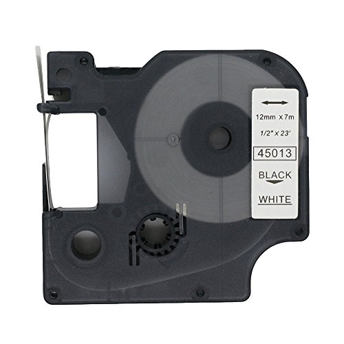 SEGADEN 1�� ���n/������ �_�C��DYMO D1�ƌ݊����̂��� ���x���e�[�v ���x�����C�^�[ ���~�l�[�g�e�[�v 45013 12mm 1/2" OPA2213